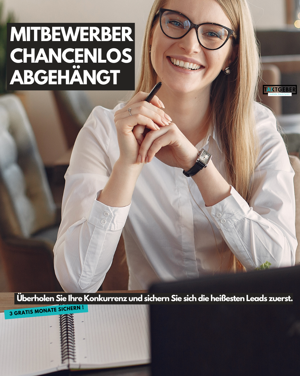 Neue Leads als erster sichern mit aktuem Bedarf